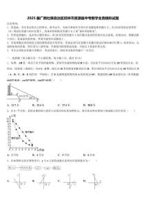 2025屆廣西壯族自治區(qū)桂林市資源縣中考數(shù)學(xué)全真模擬試題含解析