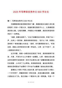 2025年寫牽掛優秀作文600字左右