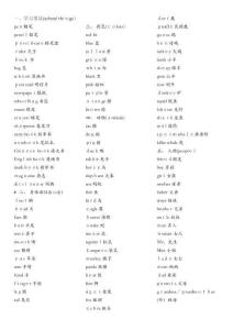 英語(yǔ)基礎(chǔ)詞匯