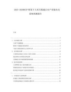 2025-2030RCEP框架下大米關(guān)稅減讓對(duì)產(chǎn)業(yè)鏈布局影響預(yù)測報(bào)告