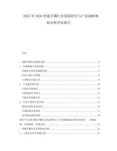 2025至2030智能手鐲行業發展研究與產業戰略規劃分析評估報告