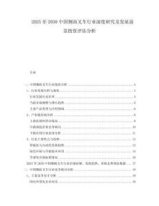 2025至2030中國側面叉車行業(yè)深度研究及發(fā)展前景投資評估分析