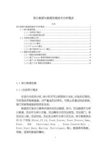審計數據與數據挖掘技術分析概述【3700字】