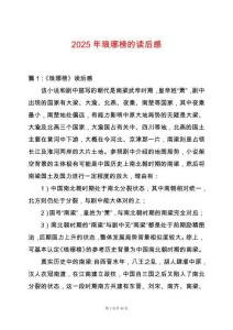 2025年瑯琊榜的讀后感