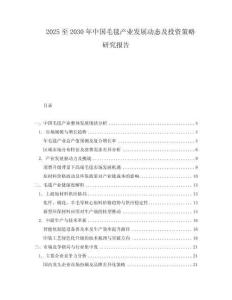 2025至2030年中國毛毯產(chǎn)業(yè)發(fā)展動態(tài)及投資策略研究報告
