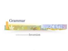 《倒裝句》