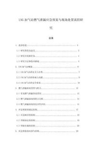 LNG加氣站燃氣泄漏應急預案與現場處置流程研究