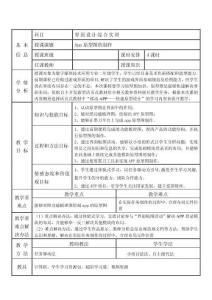 界面設計 教案5-8《App原型圖的制作》