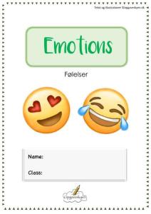 主題詞匯練習——Emotions 情緒