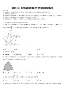 2024-2025學(xué)年連云港市新浦區(qū)中考數(shù)學(xué)最后沖刺模擬試卷含解析