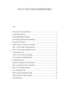 2025年中國手孔附件市場調(diào)查研究報(bào)告