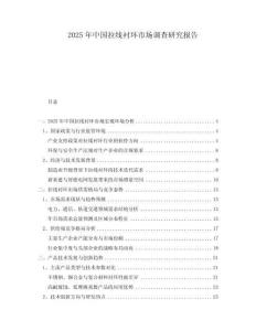 2025年中國拉線襯環市場調查研究報告