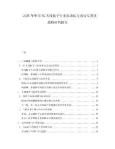 2025年中國5G天線振子行業市場運行態勢及發展戰略研判報告