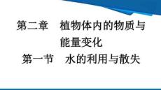 2025年春人教版生物七年級下冊教學課件 第三單元 第二章 第一節 水的利用和散失與散失