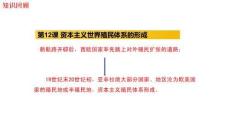 第21課+世界殖民體系的瓦解與新興國家的發(fā)展 高一下學(xué)期統(tǒng)編版（2019）必修中外歷史綱要下冊