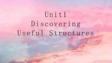 Unit 1 Teenage life Discovering  Useful Structures課件 人教版必修第一冊(cè)