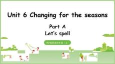 2025秋新人教PEP英語四年級上冊教學課件：Unit 6 Part A 第3課時 Let´s spell
