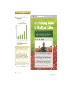 高中英語(yǔ)外研版逐字稿Running into a better life