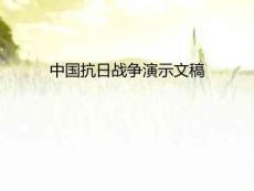 中國(guó)抗日戰(zhàn)爭(zhēng)