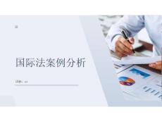 國際法案例分析