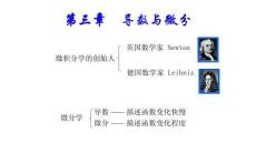 應用微積分  課件3.1 導數(shù)概念