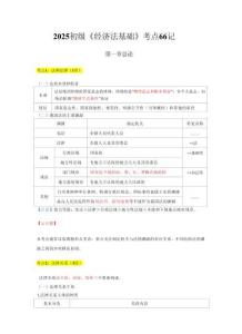2025初級會計《經(jīng)濟法》考點66記