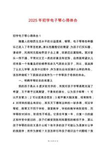 2025年初學電子琴心得體會