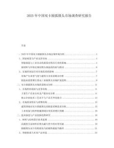 2025年中國雙卡圓弧鎖頭市場調(diào)查研究報告
