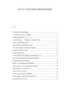 2025年中國(guó)尼龍壁虎市場(chǎng)調(diào)查研究報(bào)告