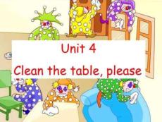 0129葛開英2A Unit 4 Clean the tablepl