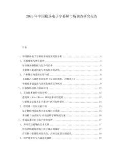 2025年中國劇場電子字幕屏市場調查研究報告