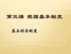 基本經(jīng)濟(jì)制度