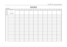 職務分配表