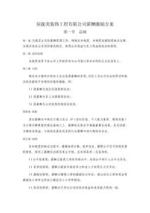 裝飾公司薪酬方案