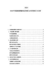 2025-2030中國(guó)虛擬偶像商業(yè)變現(xiàn)與Z世代吸引力分析