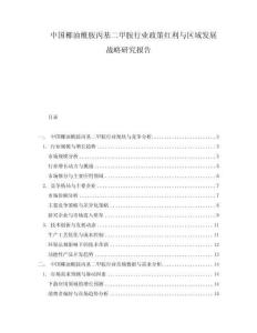 中國椰油酰胺丙基二甲胺行業(yè)政策紅利與區(qū)域發(fā)展戰(zhàn)略研究報告