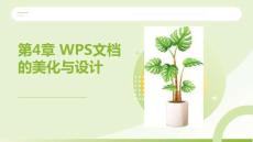 WPS Office辦公應(yīng)用案例教程 課件  第4、5章 WPS文檔的美化與設(shè)計(jì)； WPS文檔的合并與整理
