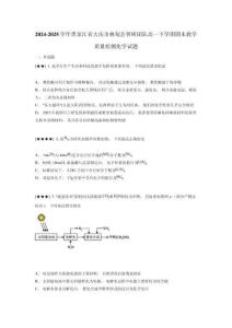 2024-2025學年黑龍江省大慶市林甸縣智研團隊高一下學期期末教學質量檢測化學試題