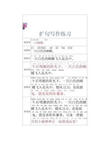 U08-擴(kuò)句寫作練習(xí)【8頁】