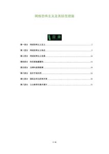 網(wǎng)絡(luò)恐怖主義及其防范措施-洞察及研究