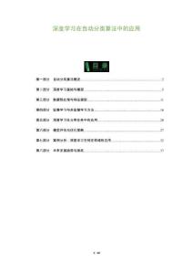 深度學習在自動分類算法中的應用-洞察及研究