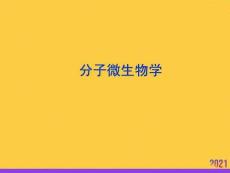 分子微生物學【可編輯PPT】全套ppt