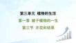 人教 七年級生物上冊 第三單元03-第一章 被子植物的一生-第三節 開花和結果