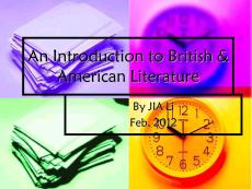 英美文學(xué)課件