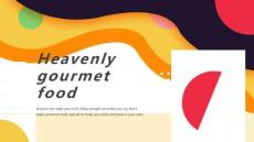 時尚歐美風餐飲品牌推廣行業通用PPT模板