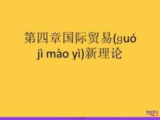 國際貿易新理論優選ppt資料