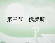 地理七年級下湘教版俄羅斯課件十一(共19張PPT)