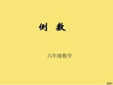 小學(xué)六年級(jí)數(shù)學(xué)上冊(cè)《倒數(shù)》完美版資料