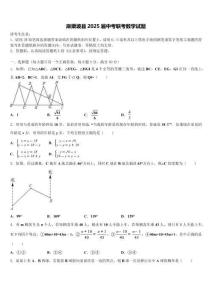 麻栗坡縣2025屆中考聯考數學試題含解析