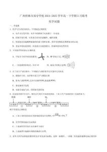 廣西桂林市部分學校2024-2025學年高一下學期5月階段檢測試題化學試卷+答案